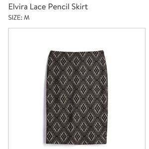 Elvira Lace Pencil Skirt